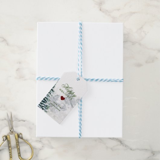 Personalisiertes Weihnachtsdesigngeschenkung Geschenkanhänger (Mit Garn)