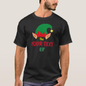 Personalisiertes Weihnachtself T Shirt (Vorderseite)