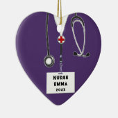 Personalisiertes Weihnachtsfest 2022 Keramik Ornament (Rechts)