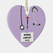 Personalisiertes Weihnachtsfest 2022 Keramik Ornament (Rechts)