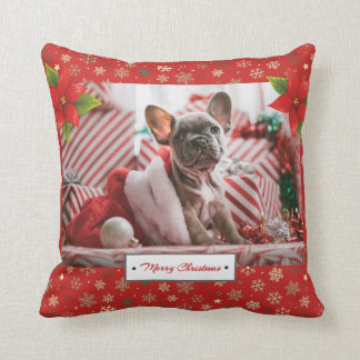 Personalisiertes Weihnachtsfest-Foto Kissen
