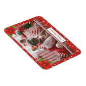 Personalisiertes Weihnachtsfest-Foto Magnet (Rechte Seite)