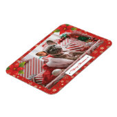 Personalisiertes Weihnachtsfest-Foto Magnet (Linke Seite)
