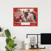 Personalisiertes Weihnachtsfest-Foto Poster (Heimbüro)