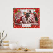 Personalisiertes Weihnachtsfest-Foto Poster (Küche)