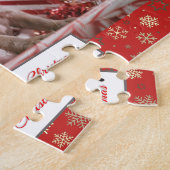 Personalisiertes Weihnachtsfest-Foto Puzzle (Seite)