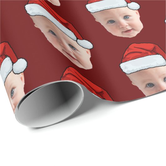 Personalisiertes Weihnachtsfest Geschenkpapier (Rolleneckpunkt)