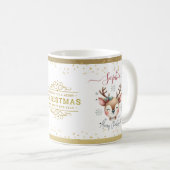 Personalisiertes Weihnachtsfest Kaffeetasse (VorderseiteRechts)