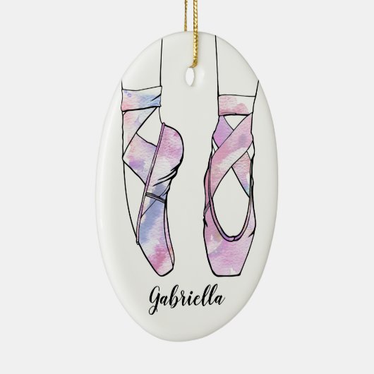 Personalisiertes Weihnachtsfest Keramik Ornament (Rechts)