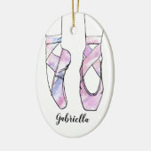 Personalisiertes Weihnachtsfest Keramik Ornament (Links)