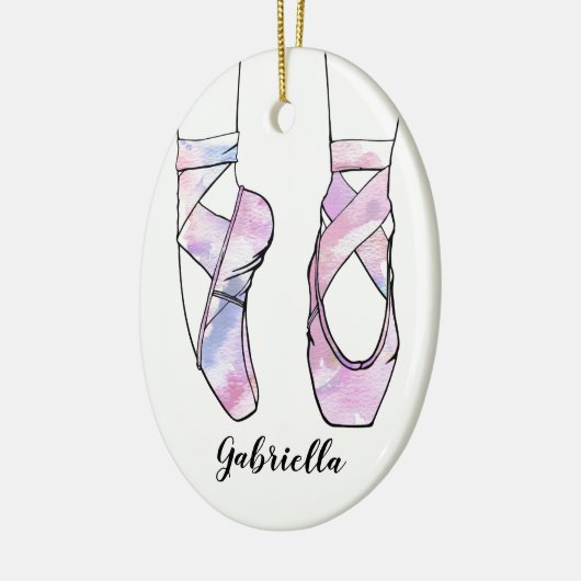 Personalisiertes Weihnachtsfest Keramik Ornament (Links)