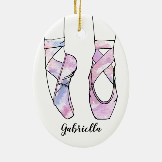 Personalisiertes Weihnachtsfest Keramik Ornament (Hinten)