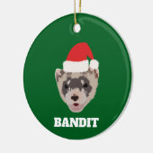 Personalisiertes Weihnachtsfest Keramik Ornament (Links)