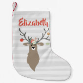 Personalisiertes Weihnachtsfest Kleiner Weihnachtsstrumpf (Vorderseite)