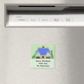 Personalisiertes Weihnachtsfest Magnet (In Situ (Geschirrspüler))