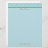 Personalisiertes Weihnachtsfest-Papier (Vorne/Hinten)