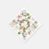 Personalisiertes Weihnachtsfest Serviette (Ecke)