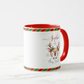 Personalisiertes Weihnachtsfest Tasse (VorderseiteRechts)