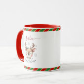Personalisiertes Weihnachtsfest Tasse (Vorderseite Links)