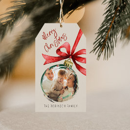 Personalisiertes Weihnachtsfoto  Geschenkanhänger
