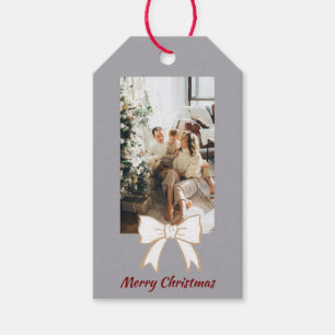Personalisiertes Weihnachtsfoto-Geschenkanhänger Geschenkanhänger
