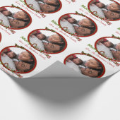 Personalisiertes WeihnachtsFoto-Verpackungs-Papier Geschenkpapier (Ecke)