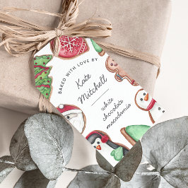 Personalisiertes Weihnachtsgebäck Backen Geschenkanhänger