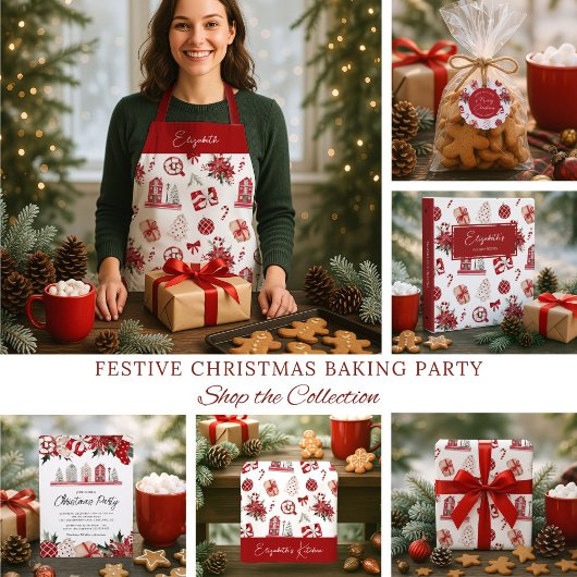 Personalisiertes Weihnachtsgebäck Backen Geschenkanhänger