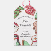 Personalisiertes Weihnachtsgebäck Backen Geschenkanhänger (Vorderseite)