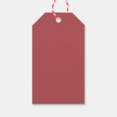 Personalisiertes Weihnachtsgebäck Backen Geschenkanhänger (Rückseite)