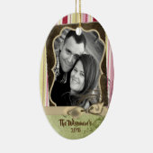 Personalisiertes Weihnachtsgebäck FOTO Keramik Ornament (Rechts)