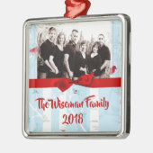 Personalisiertes Weihnachtsgebäck FOTO Ornament (Links)