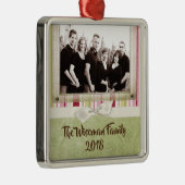 Personalisiertes Weihnachtsgebäck FOTO Ornament Aus Metall (Rechts)