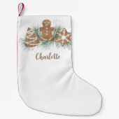Personalisiertes Weihnachtsgebäck Kleiner Weihnachtsstrumpf (Vorderseite)