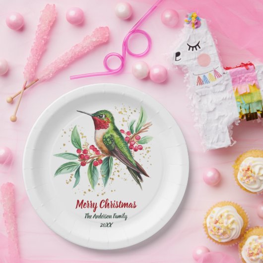 Personalisiertes Weihnachtsgebäck Pappteller (Party)