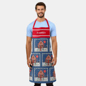 Personalisiertes Weihnachtsgebäck Schürze (Getragen)