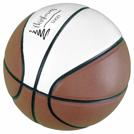 Personalisiertes Weihnachtsgeschenk - Benutzerdefi Basketball (angewinkelt)