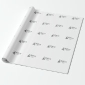 Personalisiertes Weihnachtsgeschenk - Benutzerdefi Geschenkpapier (Ungerollt)