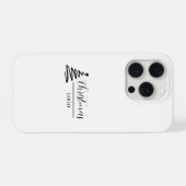 Personalisiertes Weihnachtsgeschenk - Benutzerdefi iPhone Hülle (Rückseite (Horizontal))