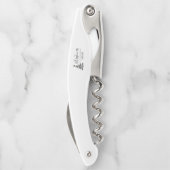 Personalisiertes Weihnachtsgeschenk - Benutzerdefi Kellnermesser (Rückseite)