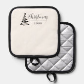 Personalisiertes Weihnachtsgeschenk - Benutzerdefi Topflappen (Vorderseite/Rückseite)