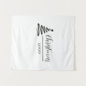 Personalisiertes Weihnachtsgeschenk - Benutzerdefi Wandteppich (Vorderseite (Horizontal))