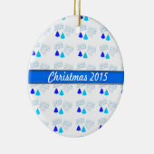 Personalisiertes Weihnachtsgeschenk für Fotos Keramik Ornament (Rechts)