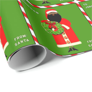 Personalisiertes Weihnachtsgeschenk für Kinder Geschenkpapier
