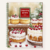 Personalisiertes Weihnachtsgeschenk für Wasserfarb Notizblock (Vorderseite)