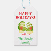 Personalisiertes Weihnachtsgeschenk Geschenkanhänger (Vorderseite)