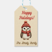 Personalisiertes Weihnachtsgeschenk Geschenkanhänger (Vorderseite)