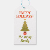 Personalisiertes Weihnachtsgeschenk Geschenkanhänger (Vorderseite)