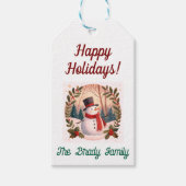 Personalisiertes Weihnachtsgeschenk Geschenkanhänger (Vorderseite)