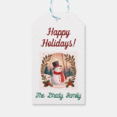 Personalisiertes Weihnachtsgeschenk Geschenkanhänger (Rückseite)